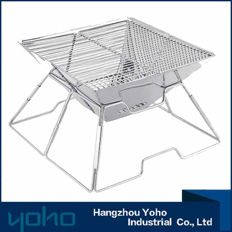 YOHO stainless steel bbq grill camping outdoor