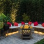 outdoor patio Round Fire Pits with poker Outdoor Fire Pit for Garden Bbq Grill