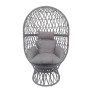 Modern patio wicker restaurant dining table chair outdoor rattan dining bistro set with arm chair
