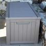 Outdoor garden patio  metal UV protected and Lockable lid KD storage box