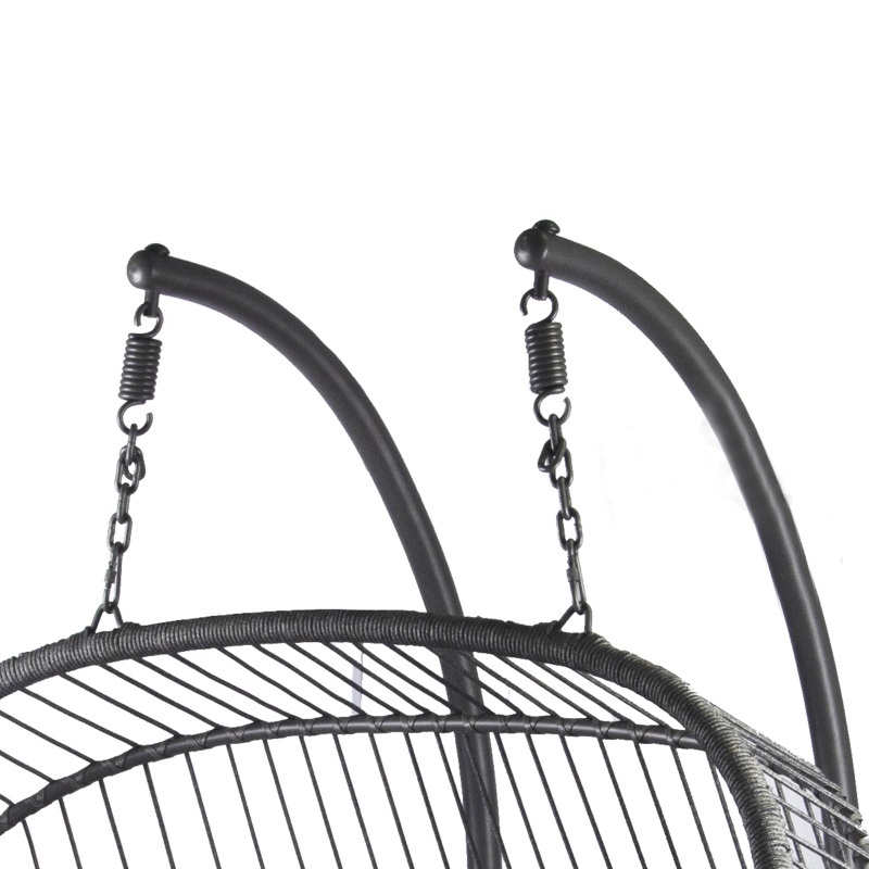 Yoho  Double Seat Garden hanging egg chair cheap zero gravity lounge chair swivel egg chair