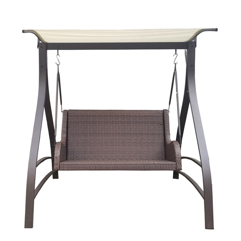 Patio three seat swing chair outdoor adult swing for home patio garden adult swing chair