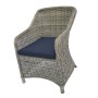Outdoor patio garden rattan swivel adjustable chair