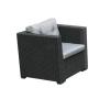 4pcs Outdoor Luxury Rattan Sofa set logo customized conversation sofa set Meeting reception