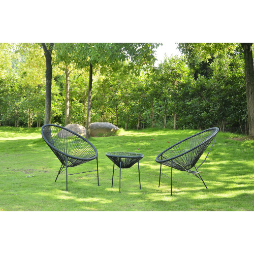 Outdoor Furniture Acapulco chat set   table Garden Set
