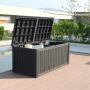 Outdoor garden patio  metal UV protected and Lockable lid KD storage box