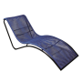 Outdoor furniture Aluminum frame rattan stack chaise garden patio sun lounger chair