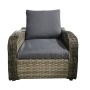 Waterproof 5 pcs Patio Rattan Sofa Garden Sofa Outdoor Furniture Cafe Sofa Set