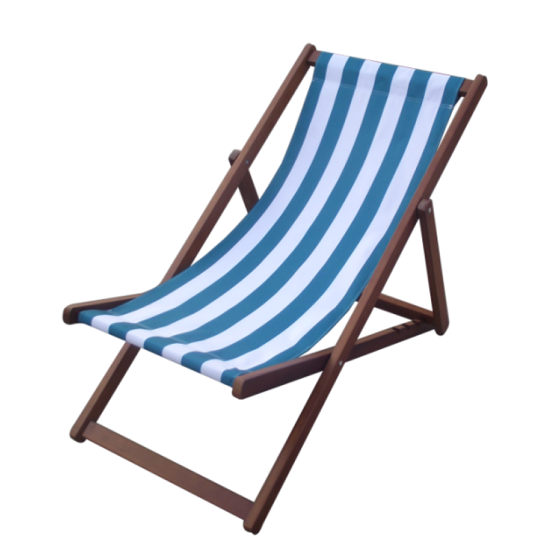 Classic Adjustable Foldable Deck Chair Aluminum Textile Deck Chair  For Pools Beach