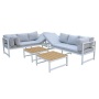 All weather adjustable outdoor garden patio  sofa set, large square modular sectional lounge sofa
