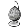 Outdoor Rattan Wicker Furniture Patio Egg Chair With Steel Stand Egg Chair
