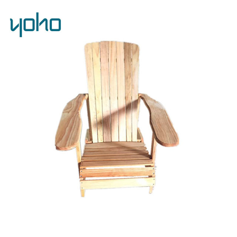 Wooden Chair Slats Outdoor Adirondack Modern Chair Wood Garden Furniture Lawn Patio Deck Seat