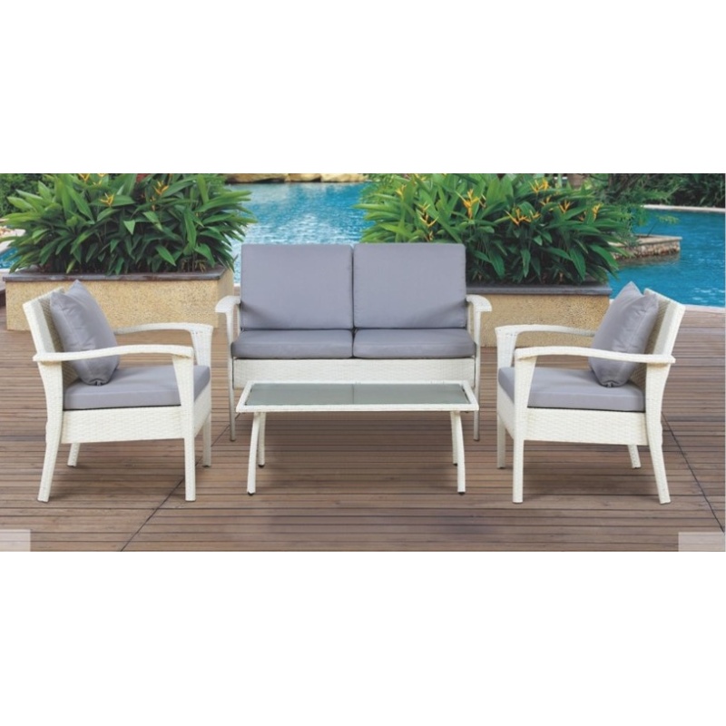 Garden sofas rattan wicker outdoor sofa set furniture outdoor aluminium frame rope sofa set