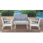 Garden sofas rattan wicker outdoor sofa set furniture outdoor aluminium frame rope sofa set