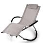 Outdoor metal furniture folding sunlounger beach sunbed garden steel foldable beach sun lounger chair