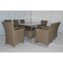 Waterproof 5 pcs Patio Rattan Sofa Garden Sofa Outdoor Furniture Cafe Sofa Set