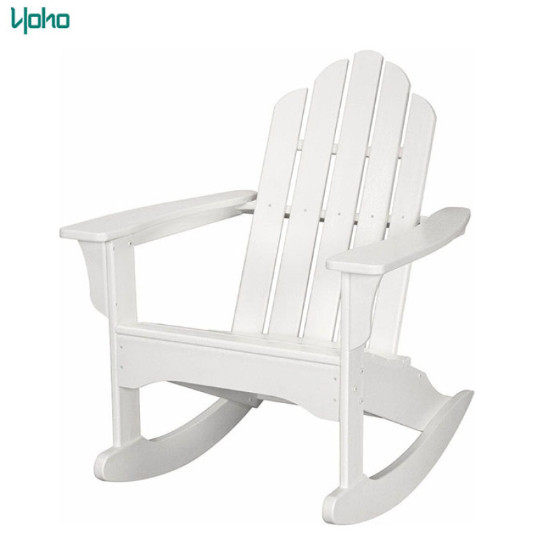 Outdoor patio beach Injection plastic adirondack lounge chair garden KD plastic adirondack chair