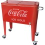 Mobile beer keg 80-Quart Steel Beverage Cooler Ice Bucket Rolling Cart for outdoor