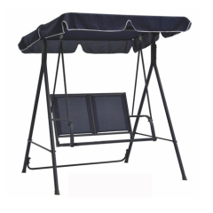 Canopy  garden backyard cushioned steel frame outdoor hammock swing