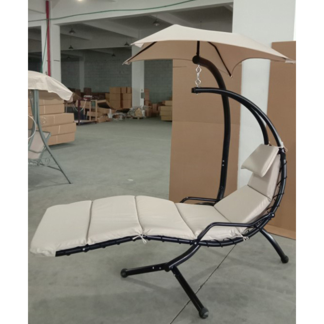 Outdoor garden Aluminum frame hanging dream hammock lounge chair daybed sunbed