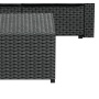 4pcs Outdoor Luxury Rattan Sofa set logo customized conversation sofa set Meeting reception