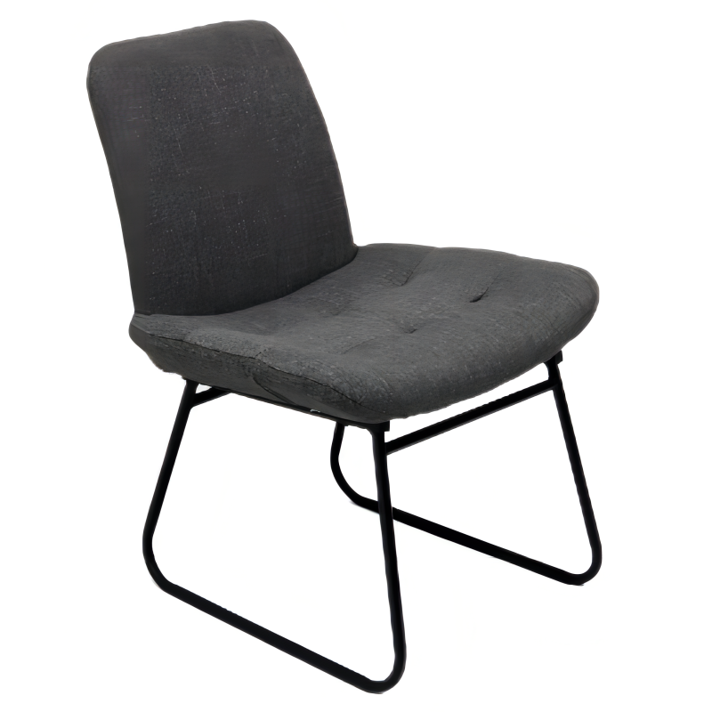 Outdoor Garden Modern Dining single sofa Dining Chair Balcony Set with back lazy chair Aluminum frame with quick dry sponge