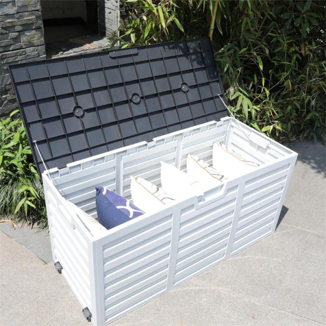 Outdoor garden patio  metal UV protected and Lockable lid KD storage box