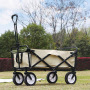 Outdoor picnic folding carry trolley camping foldable wagon camping cart folding garden beach trolley cart
