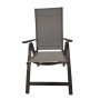 Aluminum tube Adjustable Camping Chair textline fabric portable  patio swivel chair