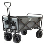 YOHO Top quality beach wagon cart Outdoor patio garden camping bbq hand carts trolleys with heavy duty