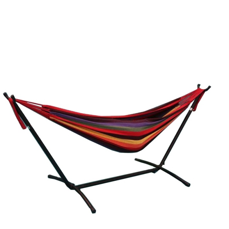 Folding stainless steel hammock stand portable metal camping hammock stand