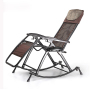 Outdoor Rocking Reclining Chaise Sun Lounger For Noon Break Elder Population Zero Gravity Beach Chair
