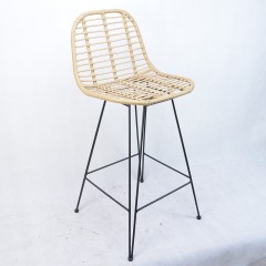 YOHO Wholesale cheap Outdoor furniture Garden Chairs Aluminum and PE distorted rattan  Leisure Dining chair