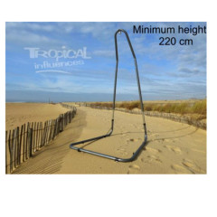 C Shape Steel  Hanging Hammock Woven Moon Chair Stand Apply To Varieties Of Swings