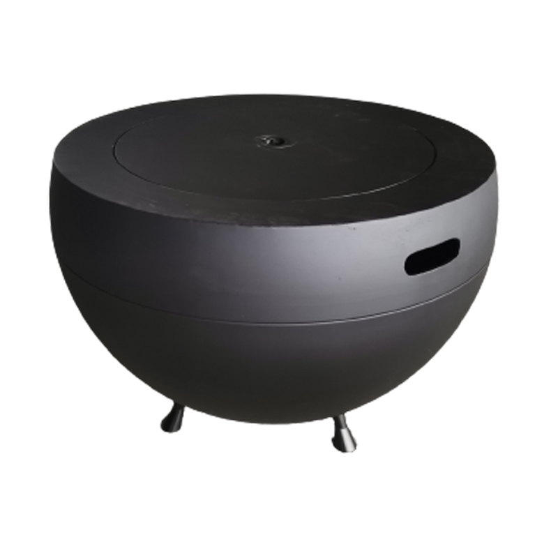 Yoho hot sale fire pit outdoor garden patio steel round fire pit chimney