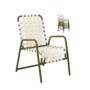 Outdoor patio garden rattan swivel adjustable chair