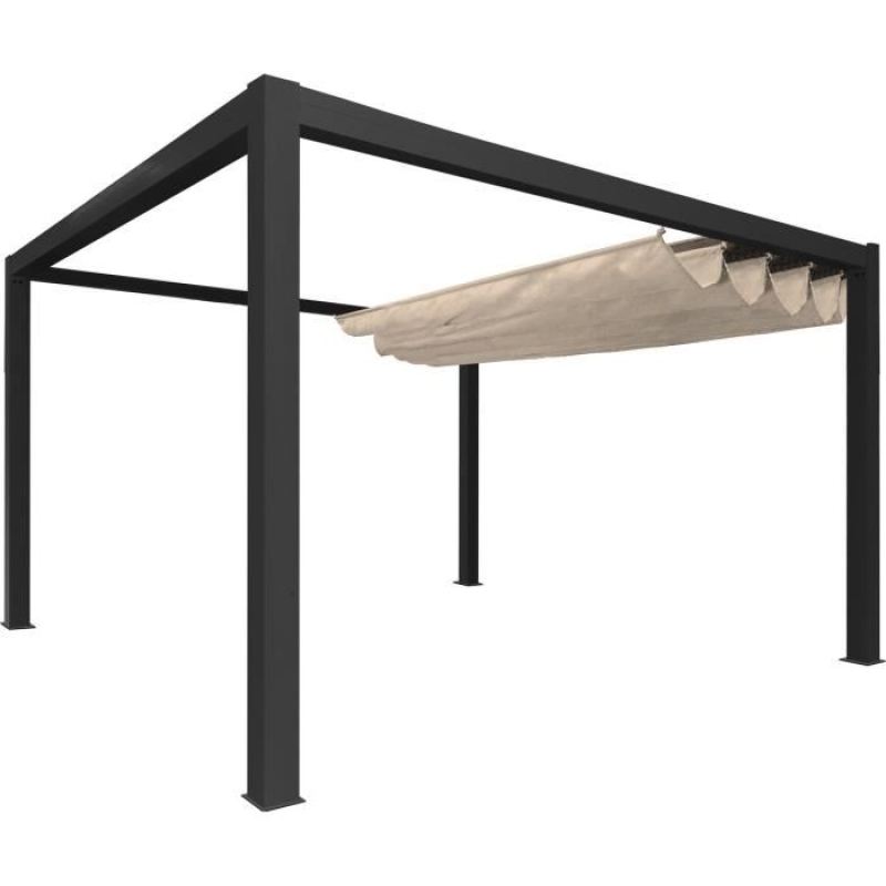 YOHO High Quality Outdoor Pergola Movable type sunshade Roof, garden arches arbours pergolas outdoor gazebo