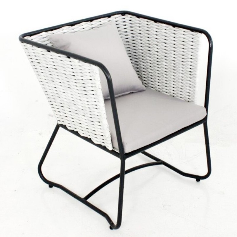 Metal Indoor-Outdoor Chair Stackable Garden Chairs with Back Restaurant Metal Arm Chair