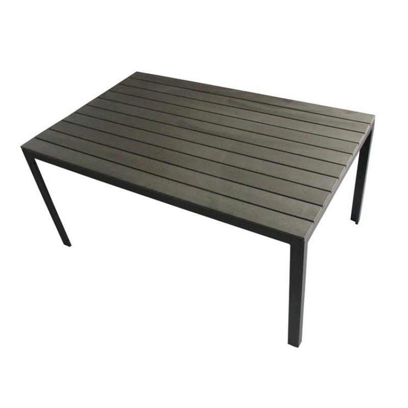 Modern Style  Plastic White Table Wooden Table For Dining Outdoor Garden Table