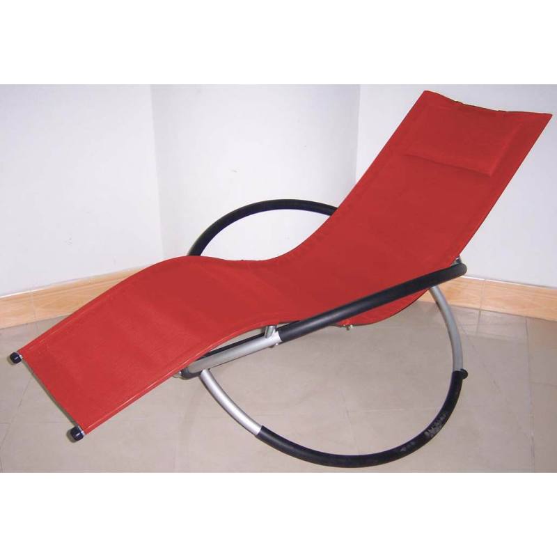 Cheap Promotion  Rocking Recliner Outdoor Chair foldable beach rocking chair