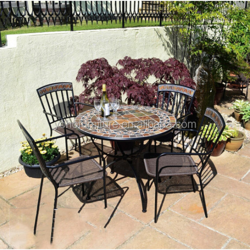 New Design Outdoor garden furniture  5 pcs woven rope
