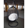 Patio Outdoor rattan hanging egg chair PE rattan Basket egg chair with stand