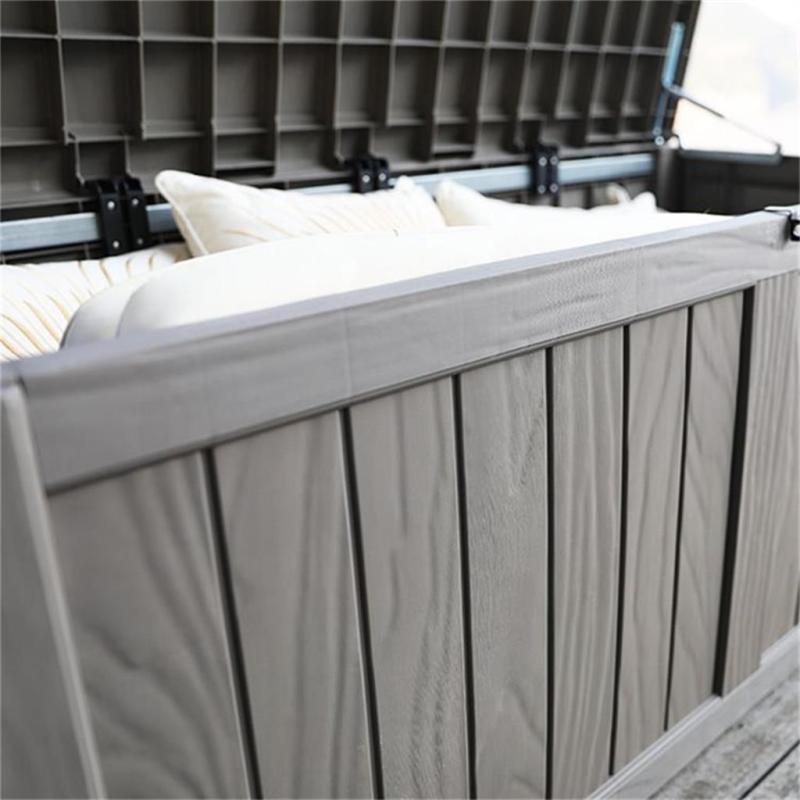 Outdoor garden patio  metal UV protected and Lockable lid KD storage box