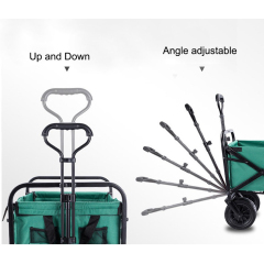 Customized Outdoor Camping Cart Folding Rolling Carts Camping Wagon