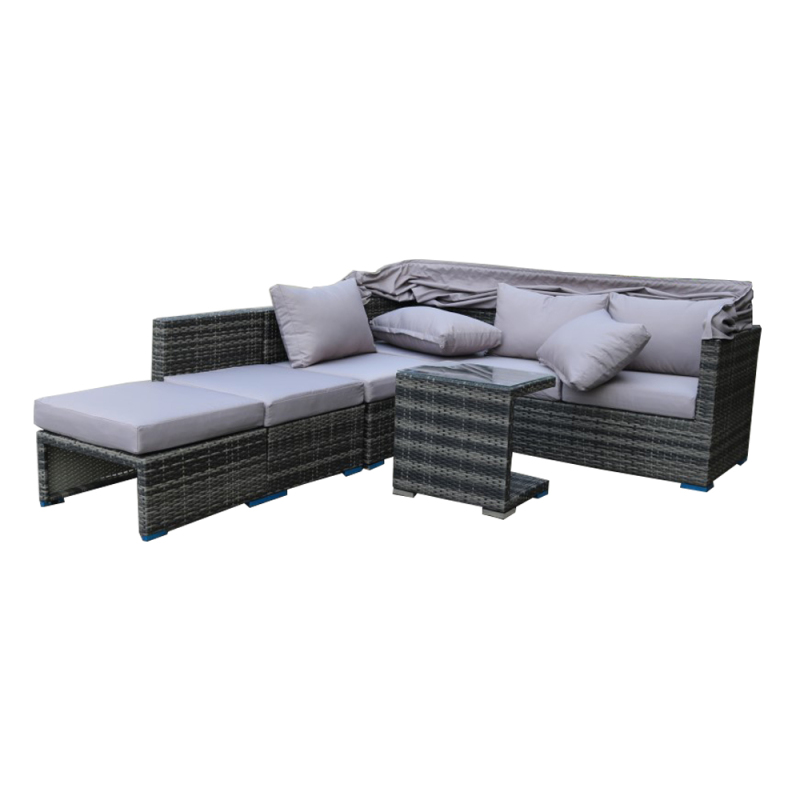 Multifunctional outdoor garden patio rattan furniture sofa set furniture outdoor