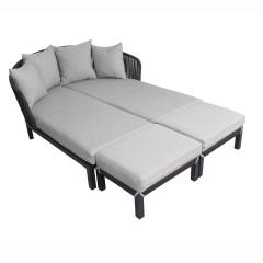 Garden Furniture  Sunbed Aluminum Bed Lounge Outdoor
