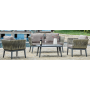 Lounge Sets Aluminum Rope Sofa and Woven Chairs Villa Resort Sofa Outdoor Furniture Hotel Garden Patio Outdoor Modern 0.3pc/ctn