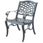 New Arrival Antique Style Cast Aluminum Chair Outdoor Public Garden chair Aluminum Frame Chair