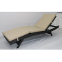 Yoho In Stock Patio furniture Steel Rattan/Wicker lounger Garden Leisure Hot Sale Modern Sun Lounger with Adjustable Back
