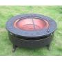 YOHO Garden fireplace Backyard metal Portable Campfire Pop-Up Fire Pit wood Burning fire pit for outdoor